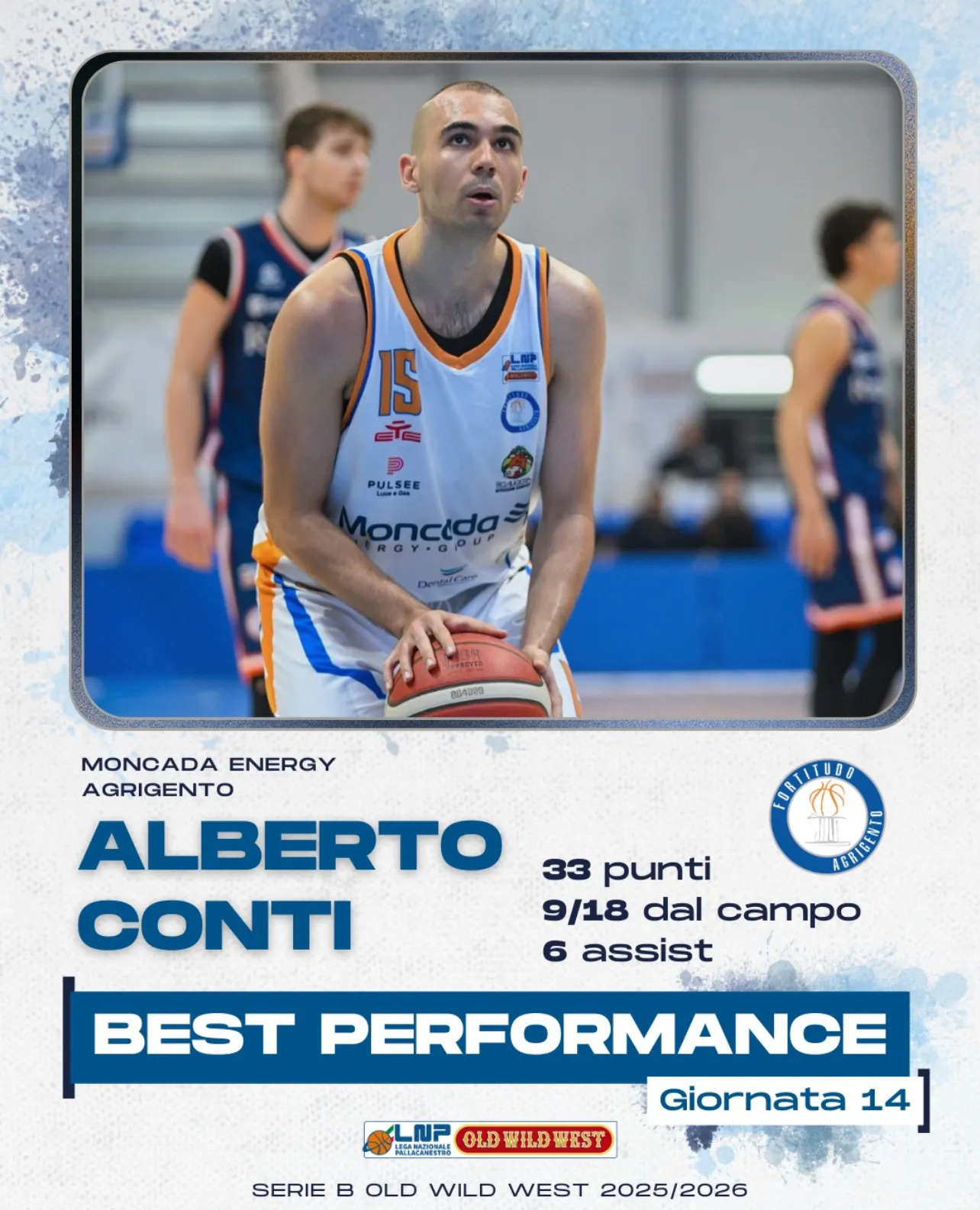 Alberto Conti firma la Miglior Performance della Giornata 14