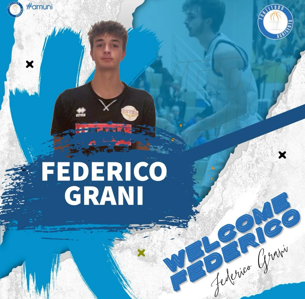 Federico Grani nuovo giocatore Fortitudo Moncada Agrigento
