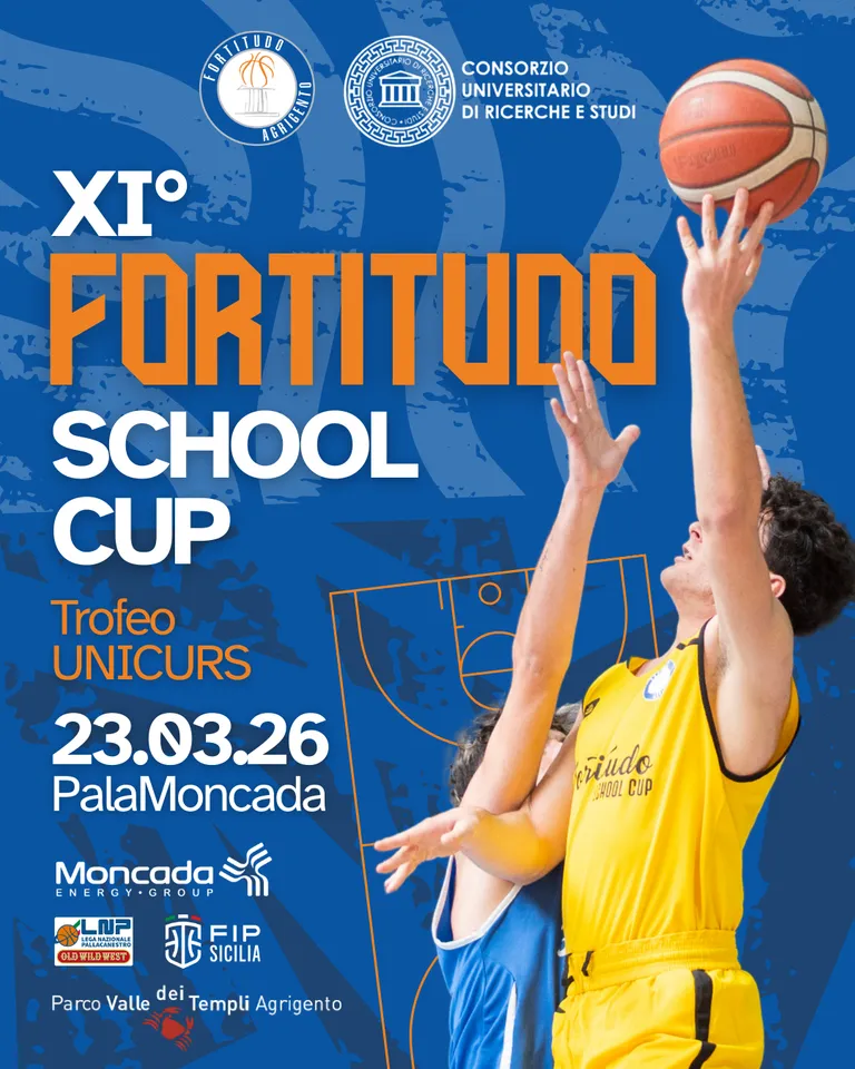 XI Fortitudo SchoolCUP – Trofeo UNICURS 2026: sabato la presentazione ufficiale al Palamoncada