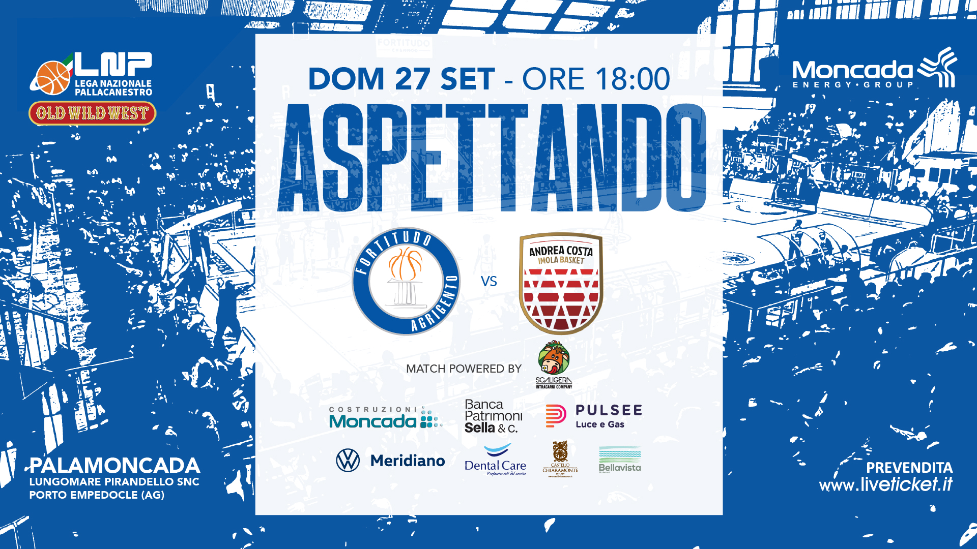 Fortitudo Moncada Agrigento  vs Andrea Costa Imola
